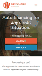 Mobile Screenshot of firstchoiceautoloan.com